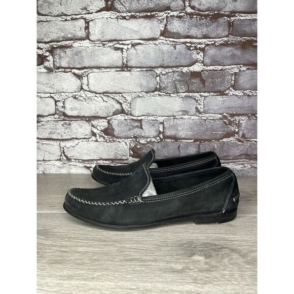 Salvatore Ferragamo Sport Black Suede Almond Toe Loafers Women’s 8.5AA US/38.5EU - Picture 15 of 16